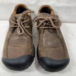 Keen Men's Brown Leather Sneakers